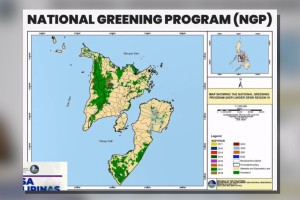 Nat’l greening program covers over 118K hectares in W. Visayas