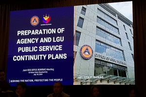 LGUs, NGAs urged to submit public service continuity plans