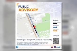 Parts of EDSA Santolan flyover partially closed for 2 weekends