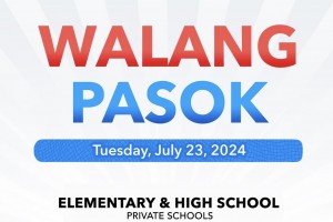 Manila suspends classes in private elementary, high school