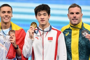 Chinese teen sets 100m freestyle world record in Paris 