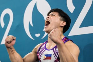 Golden hour: Gymnast Carlos Yulo finally nails biggest Olympics prize