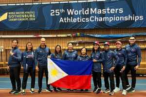 11 Filipinos to compete in World Masters Athletics 2024 in Sweden