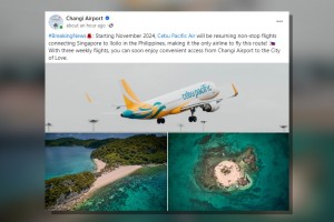 Cebu Pacific launches Hong Kong, Singapore flights via Davao, Iloilo