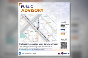 DPWH: Lacson Ave. portion partially closed for drainage works