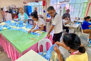 Women, parents get training, capital for garment making in Masbate