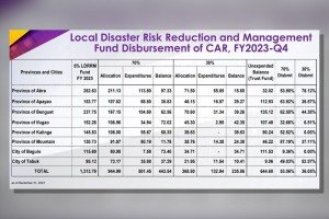 Execs call for maximizing use of Cordillera calamity fund