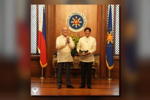 PBBM gets commemorative coins for 75 yrs of PH central banking