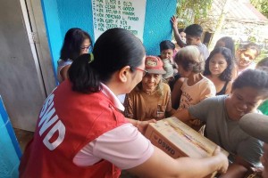 DSWD releases over 6K food packs to ‘Enteng’ victims in N. Samar