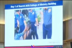 Unarmed lady cops searching for Quiboloy frisked by KOJC members