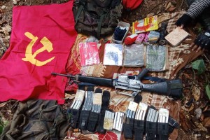 Found arms caches in Leyte, Samar sign of weakened NPA