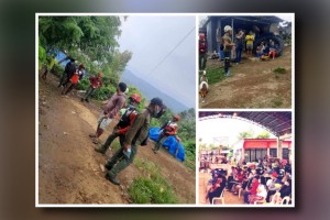 Some 300 residents evacuate as Mt. Kanlaon poses threat