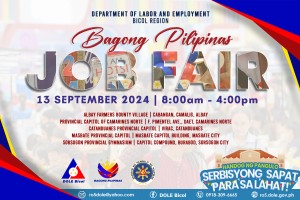 Over 2K jobs up for grabs in Bagong Pilipinas job fair in Bicol