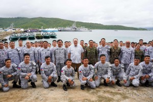 DND, AFP chiefs inspect key PH bases in Palawan