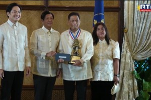 PBBM leads awards rites for outstanding workers despite being sick