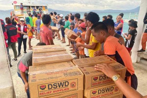 Monsoon-hit families in Dinagat get aid