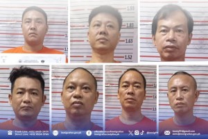 BI takes custody of 7 Chinese nationals nabbed by PCG