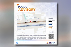 Westbound portion of R. Magsaysay Blvd to close for 4 months