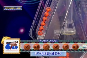 2 bettors from NCR, W. Samar to split P71.9-M Super Lotto pot