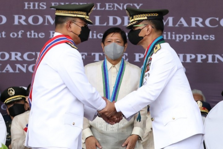 PBBM PRESIDED THE CHANGE OF COMMAND IN AGUINALDO