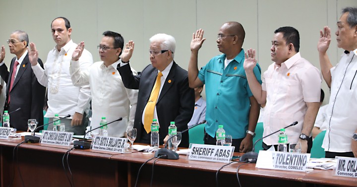 Comelec Officials Attended The Senate Hearing | Photos | Philippine ...