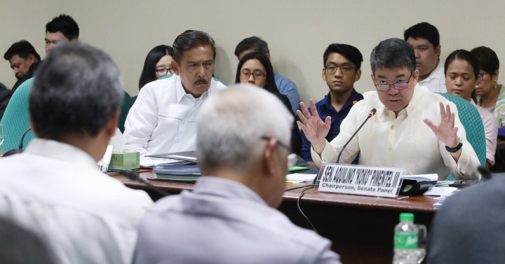 Senator Pimentel presides the Senate hearing | Photos | Philippine News ...