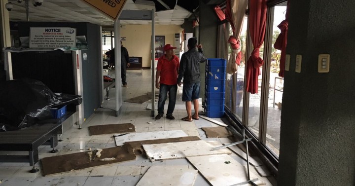 Tuguegarao airport damaged due to 'Ompong