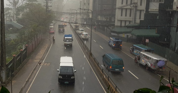 Rain Hits The City Of Baguio | Photos | Philippine News Agency