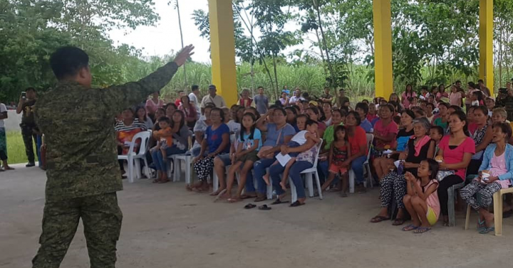 Escalante City villagers support Army campaign vs. NPA | Philippine ...