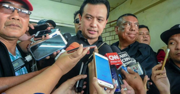 Trillanes pleads 'not guilty' to 4 counts of libel | Philippine News Agency