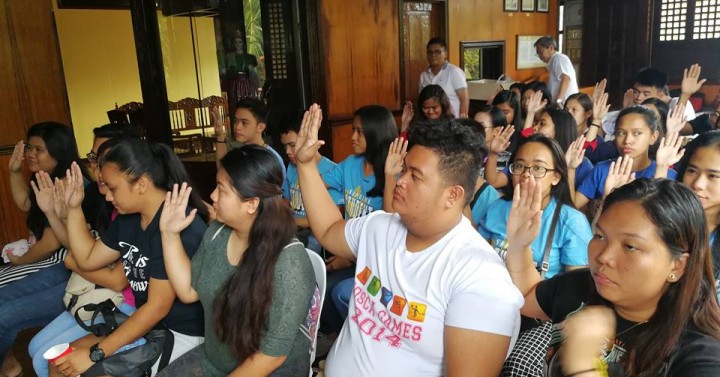 Dumaguete student leaders vow to help achieve peaceful polls ...