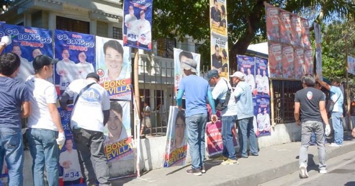 No More Illegal Campaign Posters By March 29 Philippine News Agency