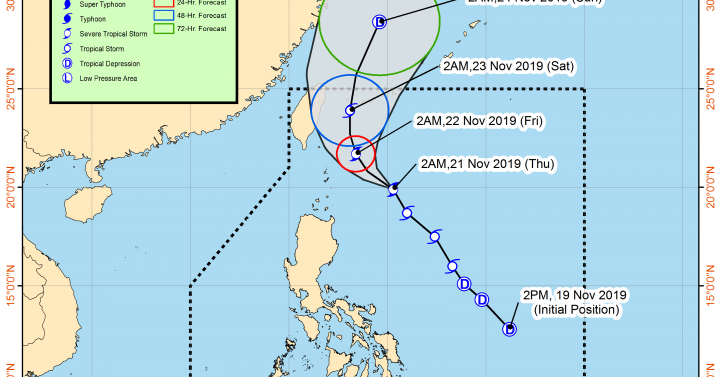 'Sarah' intensifies into severe tropical storm | Philippine News Agency