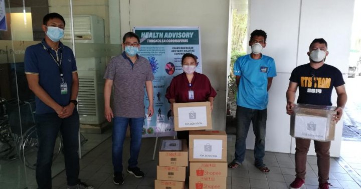 Shopee donates 100K masks, 3K test kits for front-liners | Philippine ...