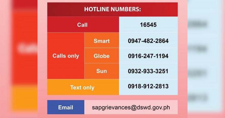 dswd-opens-new-text-hotline-email-for-sap-queries-philippine-news-agency