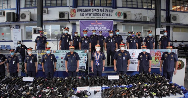 PNP seizes 584 unlicensed firearms in 1H 2020 | Philippine News Agency