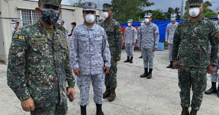 Navy contingent lauded for Covid-19 containment efforts | Philippine ...