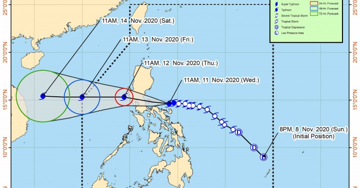 Intense rains continue over parts of Bicol due to 'Ulysses ...