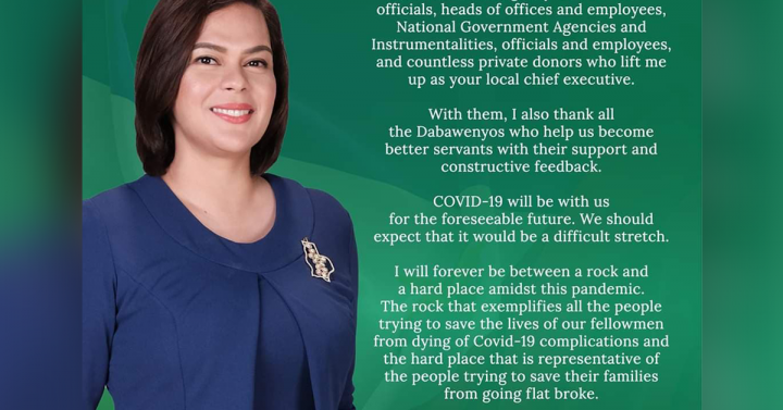 Sara highlights Davao’s Covid response in annual address | Philippine ...