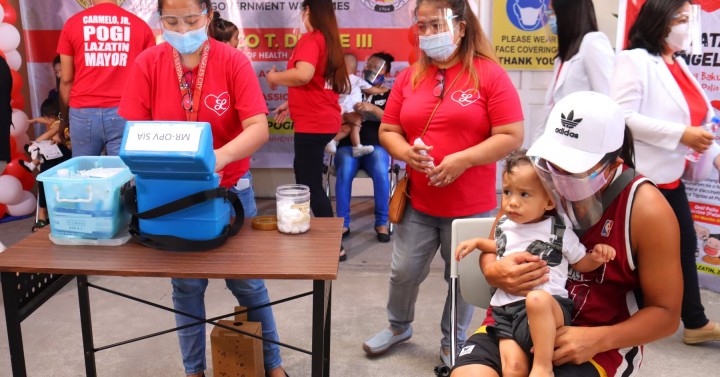 DOH launches C. Luzon vaccination drive vs measles, polio