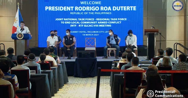 E. Visayas ex-rebels to get 2K hectares of land: Duterte | Philippine ...
