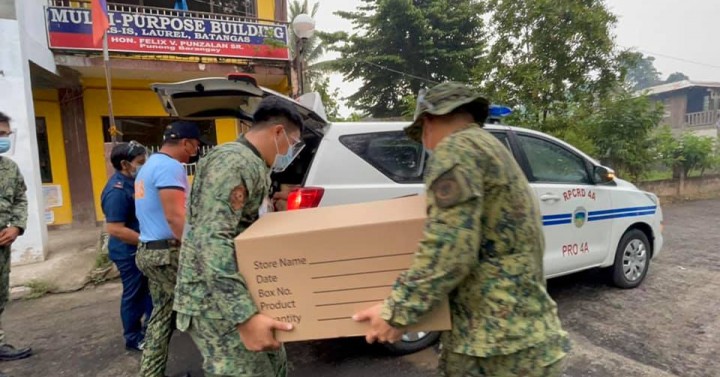 Police help desks activated for Batangas evacuees | Philippine News Agency