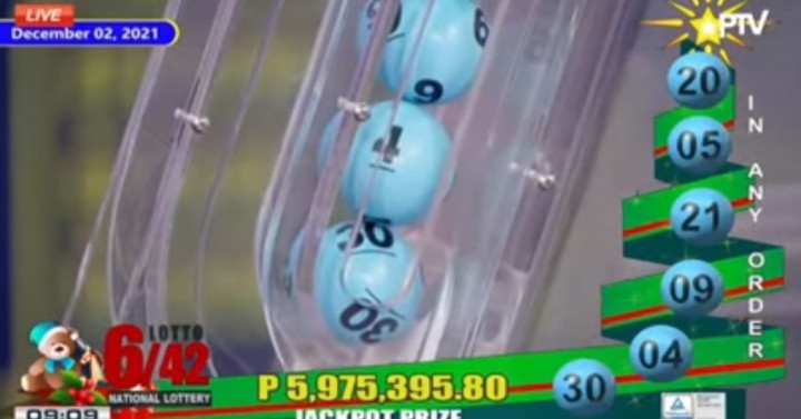 Lotto results deals december 30 2018