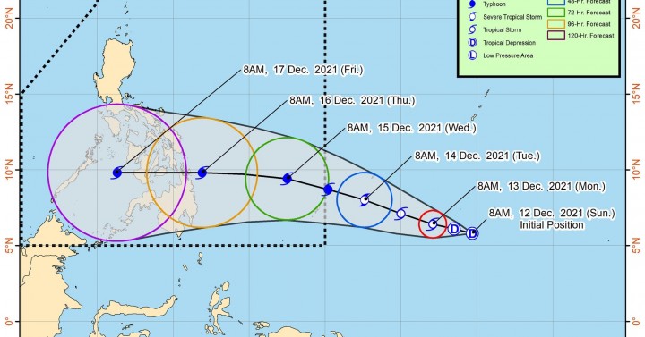 LPA outside PAR now TD, may make landfall by Dec. 15 | Philippine News ...