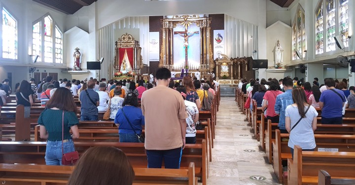 First Sunday Mass Photos Philippine News Agency