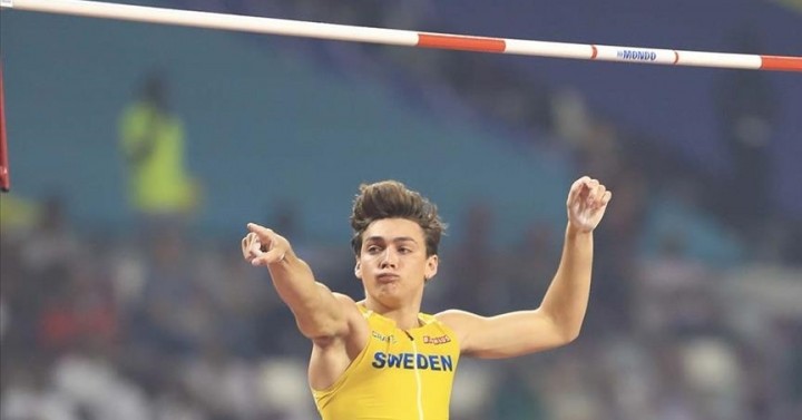 Sweden's Duplantis sets his own world record in pole vault