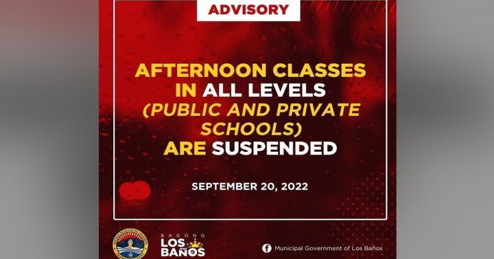 Several Metro Manila HEIs suspend classes due to bad weather