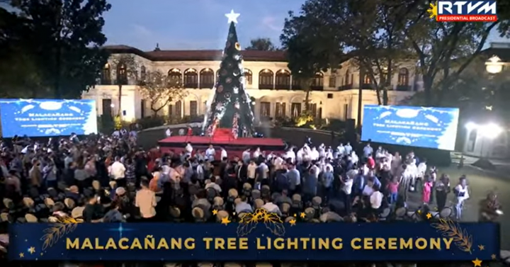 PBBM leads Christmas tree lighting, parol-making awarding rites ...