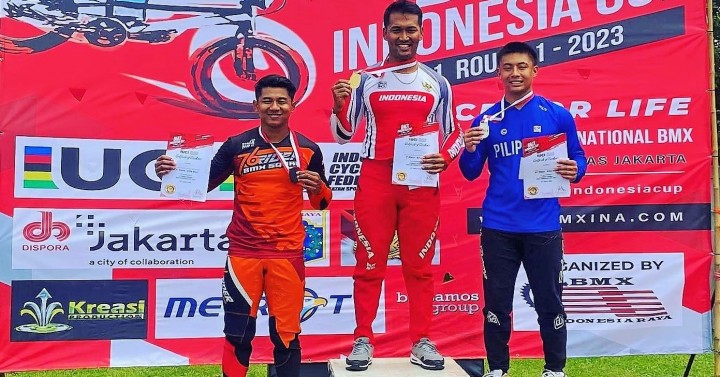 Fil-Am Coo clinches silver medal in Indonesia BMX Cup 1