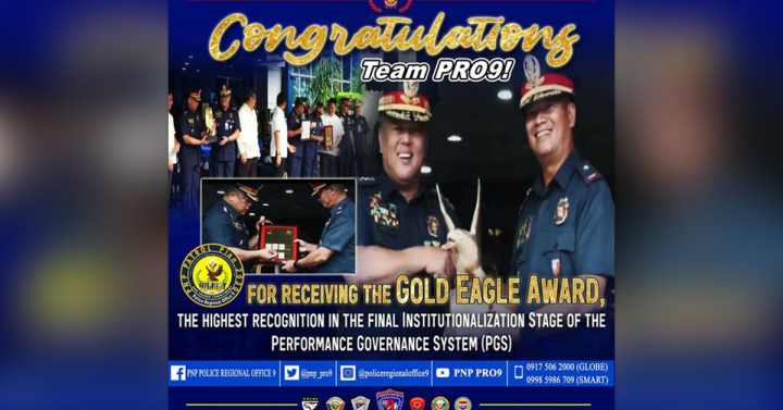 PNP confers PGS institutionalized status to PRO-9 | Philippine News Agency